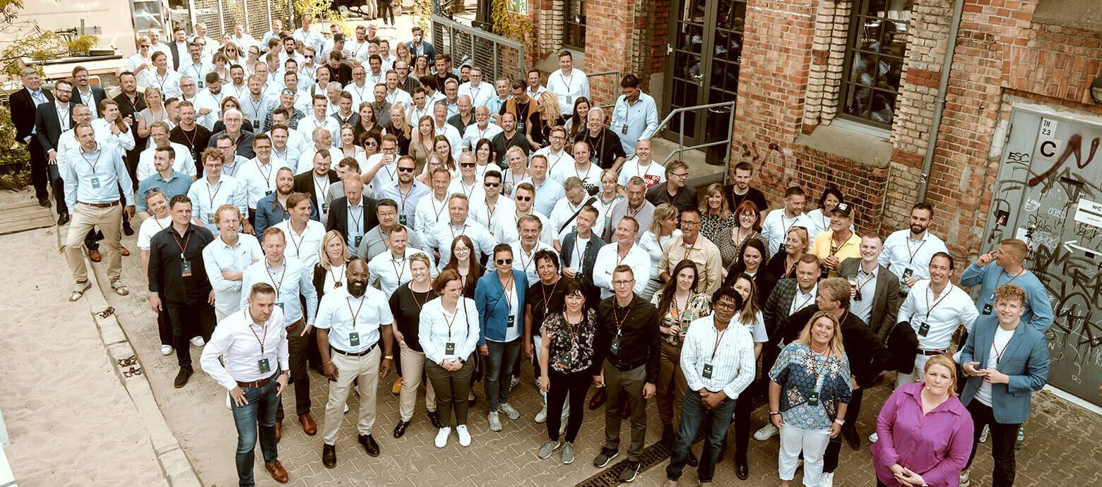 Gruppenfoto des Kunden